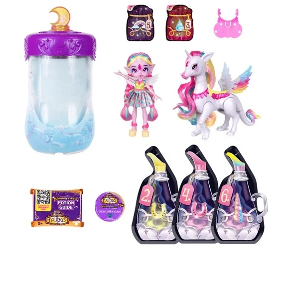 Magic Mixies Pixlings Doll with Unicorn  Large Size - Picture 5 of 5